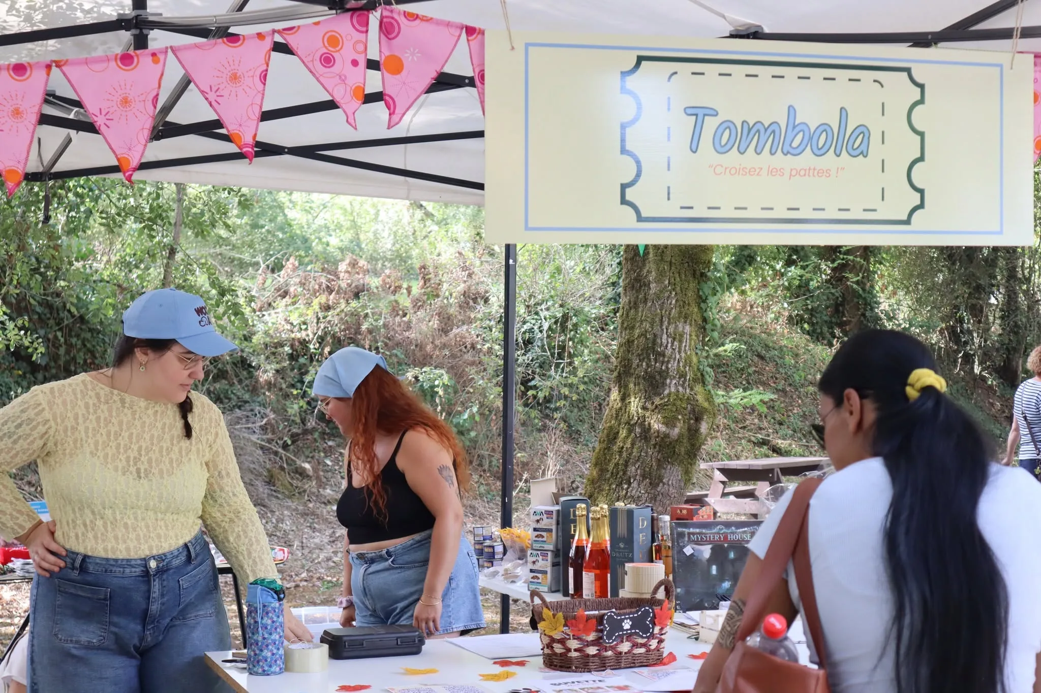 Stand de la tombola, édition 2
